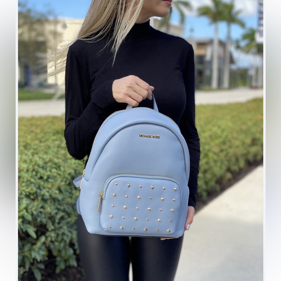 Michael Kors Erin Studded Women's Bag - Pale Blue, Medium - Picture 15 of 15